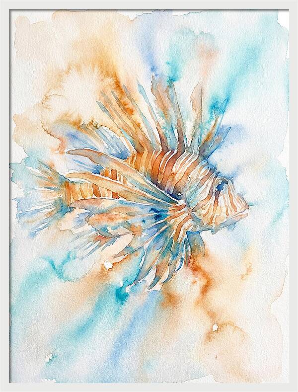 Lionfish In Watercolor