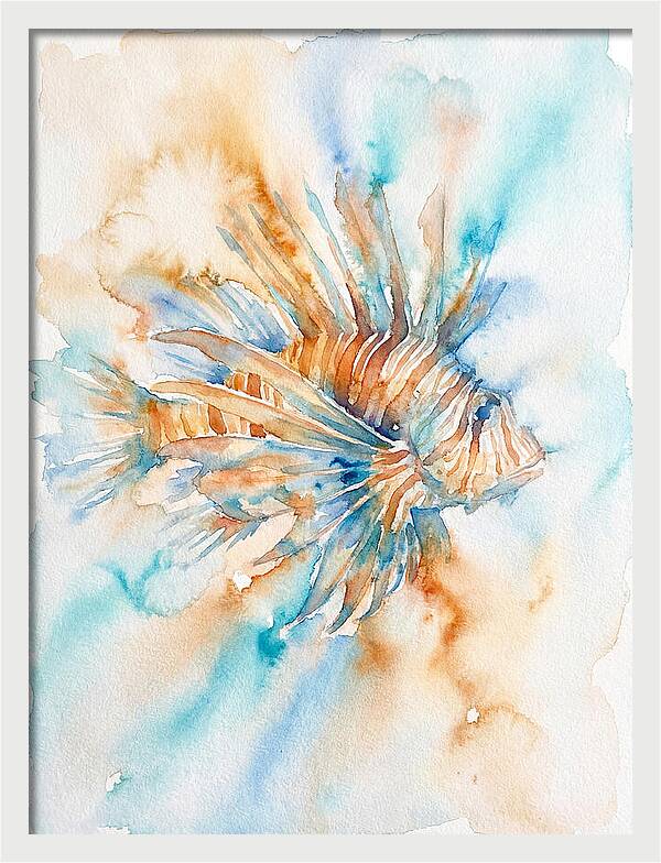 Lionfish In Watercolor