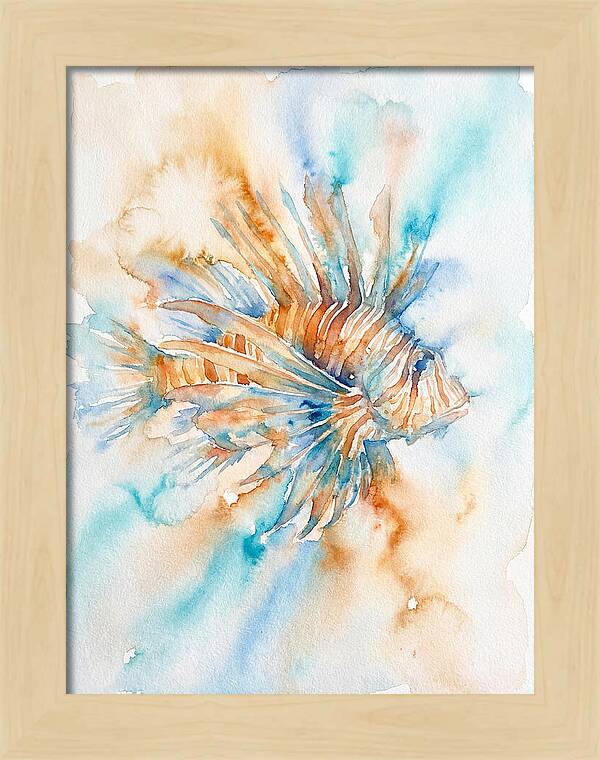 Lionfish In Watercolor