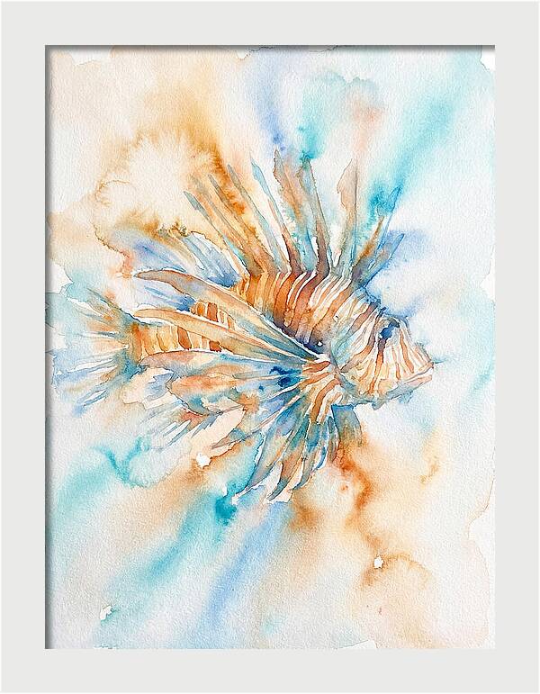 Lionfish In Watercolor
