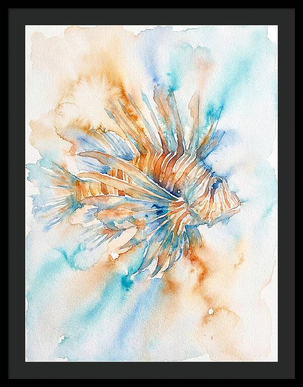 Lionfish In Watercolor