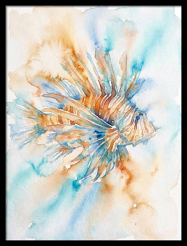 Lionfish In Watercolor