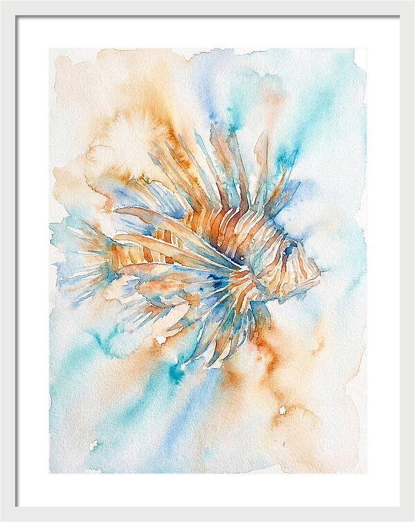 Lionfish In Watercolor