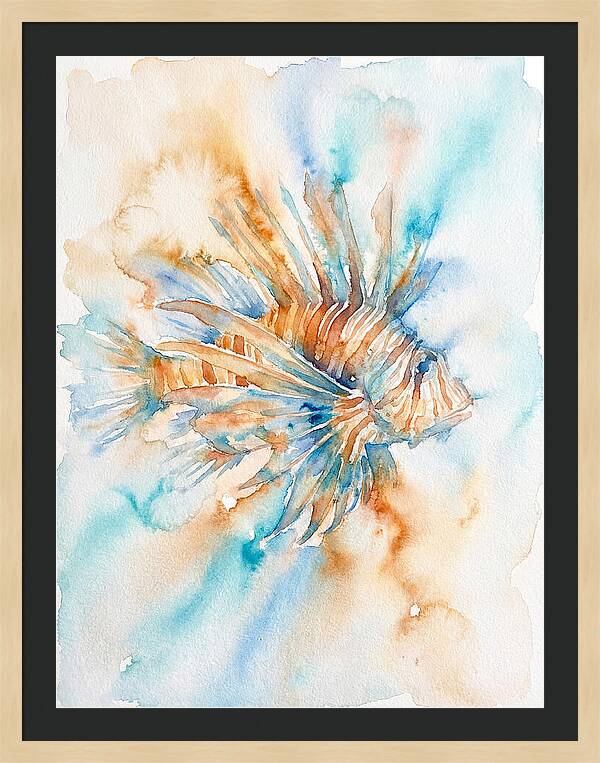 Lionfish In Watercolor