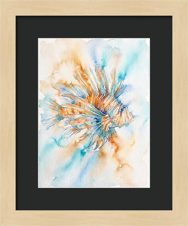 Lionfish In Watercolor