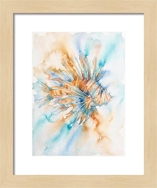 Lionfish In Watercolor