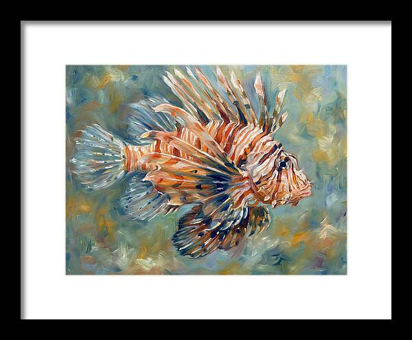 Lionfish Swimming Gracefully