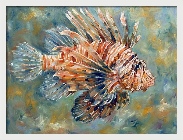 Lionfish Swimming Gracefully
