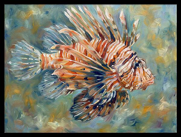 Lionfish Swimming Gracefully
