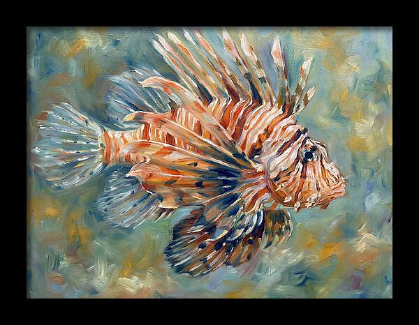 Lionfish Swimming Gracefully