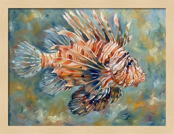 Lionfish Swimming Gracefully