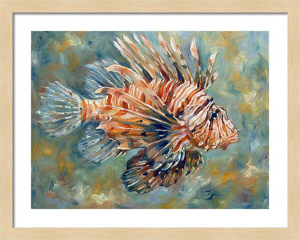 Lionfish Swimming Gracefully