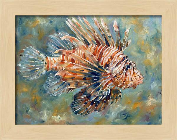Lionfish Swimming Gracefully
