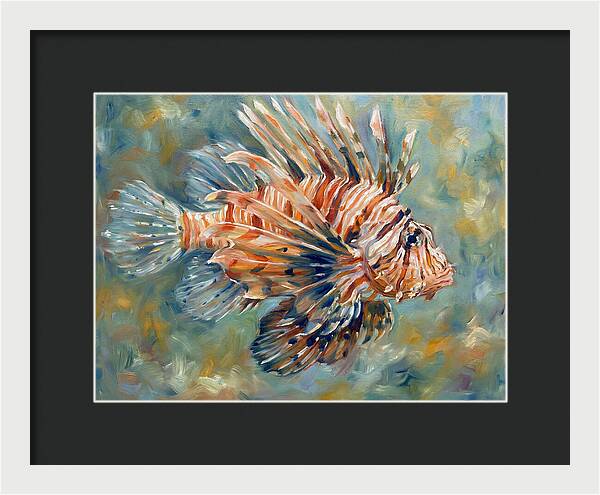 Lionfish Swimming Gracefully
