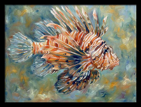 Lionfish Swimming Gracefully