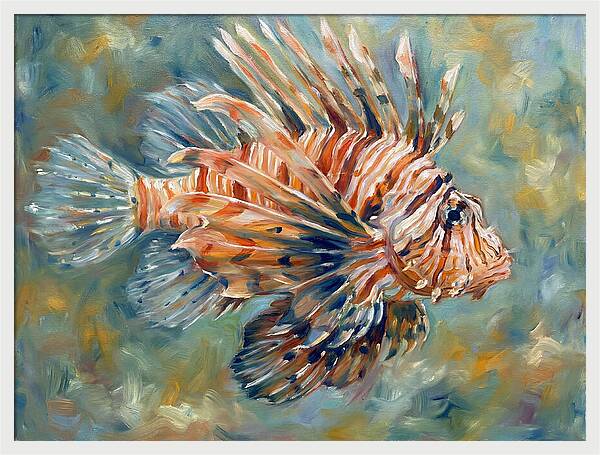 Lionfish Swimming Gracefully