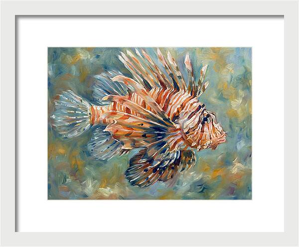 Lionfish Swimming Gracefully