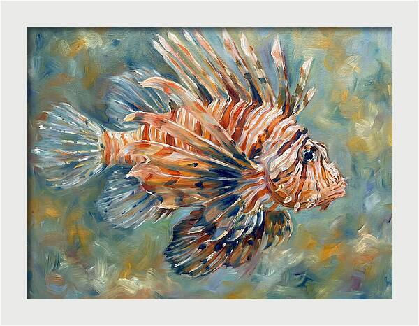 Lionfish Swimming Gracefully
