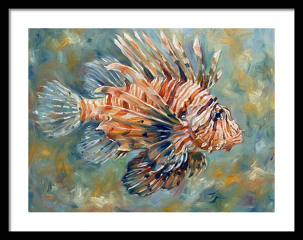 Lionfish Swimming Gracefully