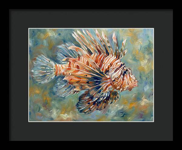 Lionfish Swimming Gracefully