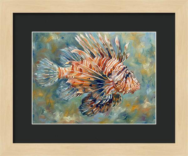 Lionfish Swimming Gracefully