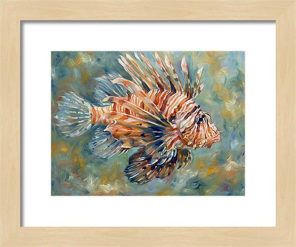 Lionfish Swimming Gracefully