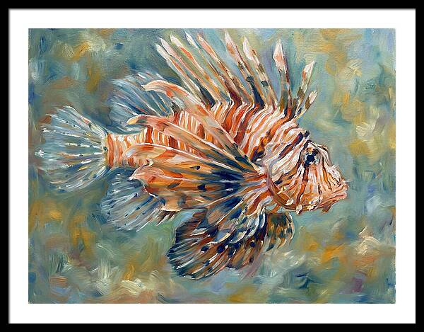 Lionfish Swimming Gracefully