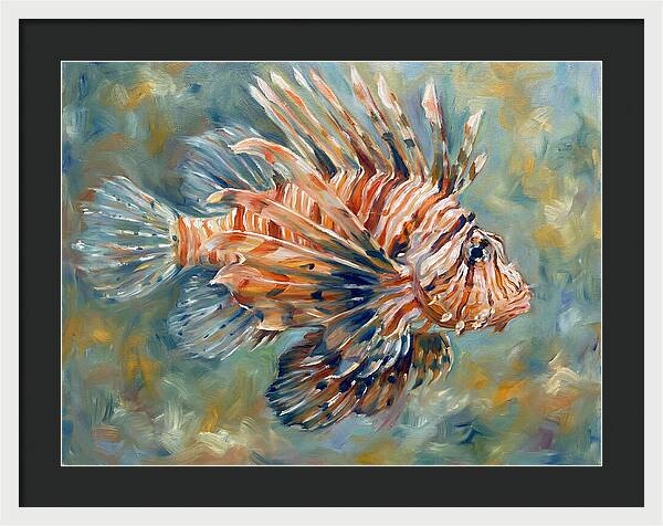 Lionfish Swimming Gracefully
