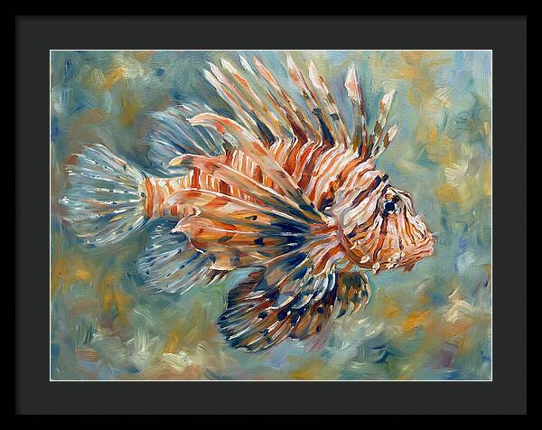 Lionfish Swimming Gracefully