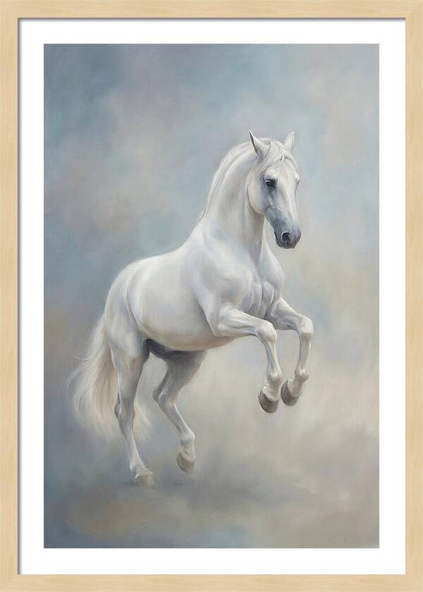 Lipizzaner Stallion In Motion