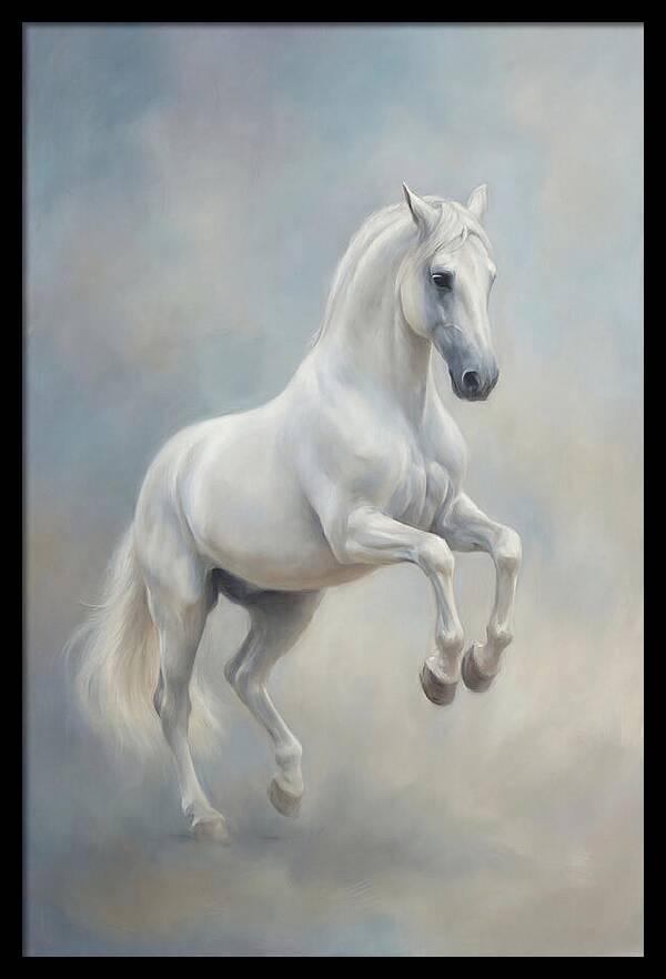 Lipizzaner Stallion In Motion