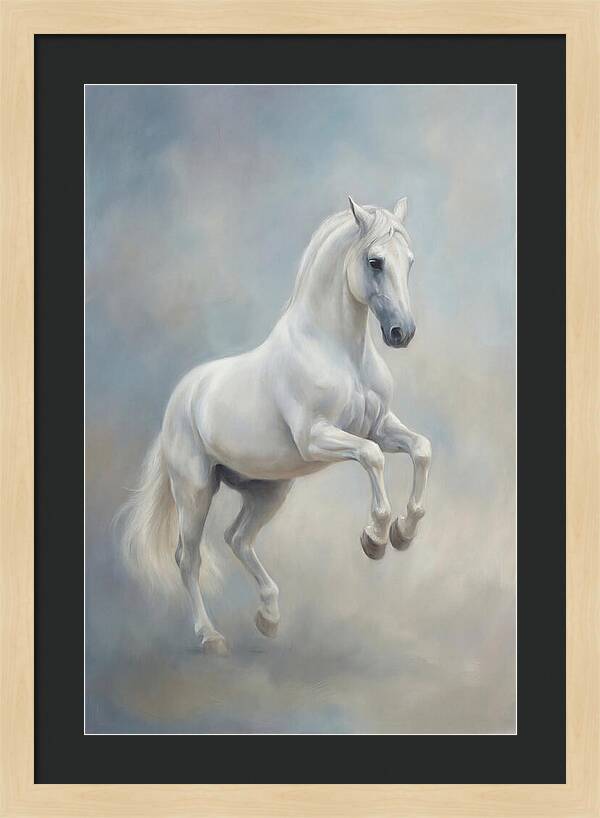 Lipizzaner Stallion In Motion
