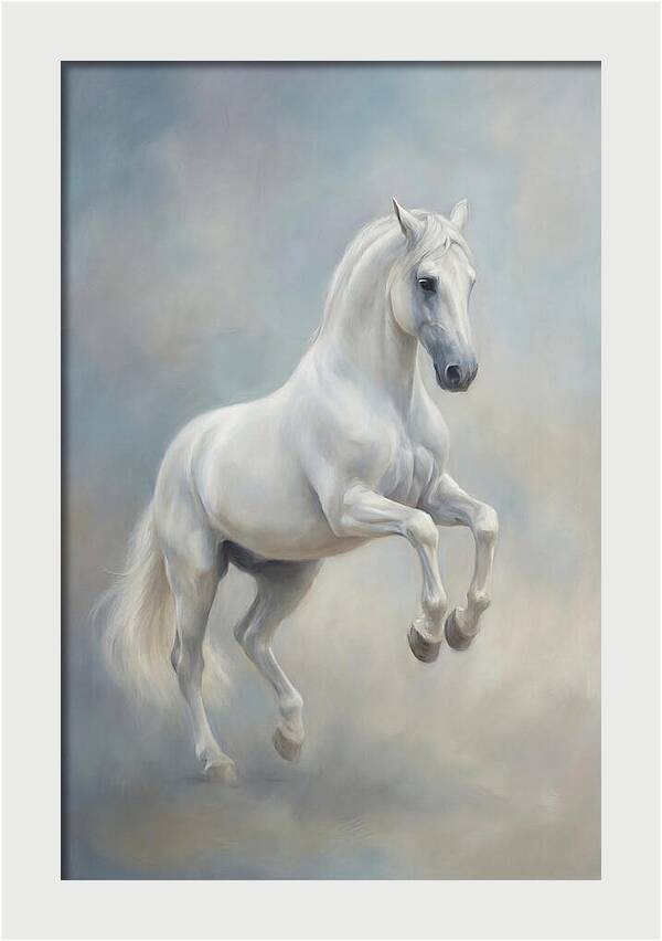 Lipizzaner Stallion In Motion