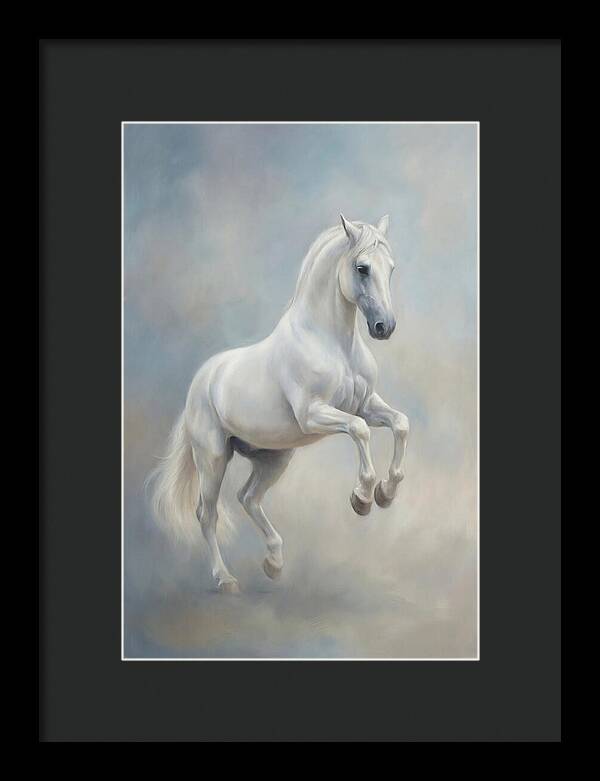 Lipizzaner Stallion In Motion