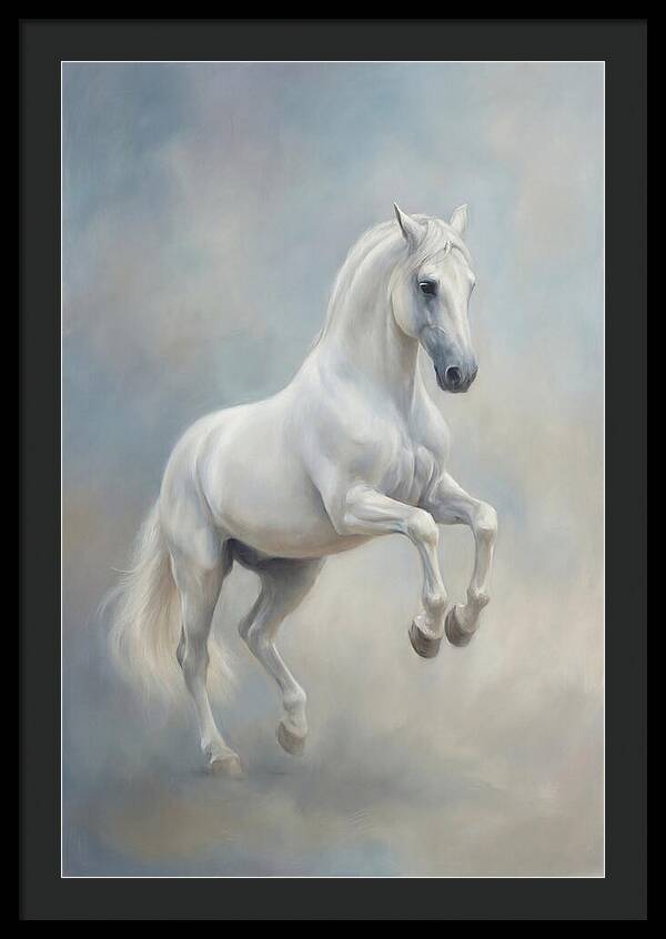 Lipizzaner Stallion In Motion