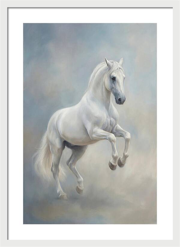 Lipizzaner Stallion In Motion