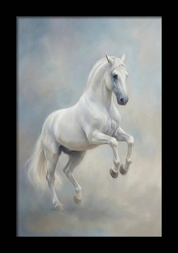 Lipizzaner Stallion In Motion