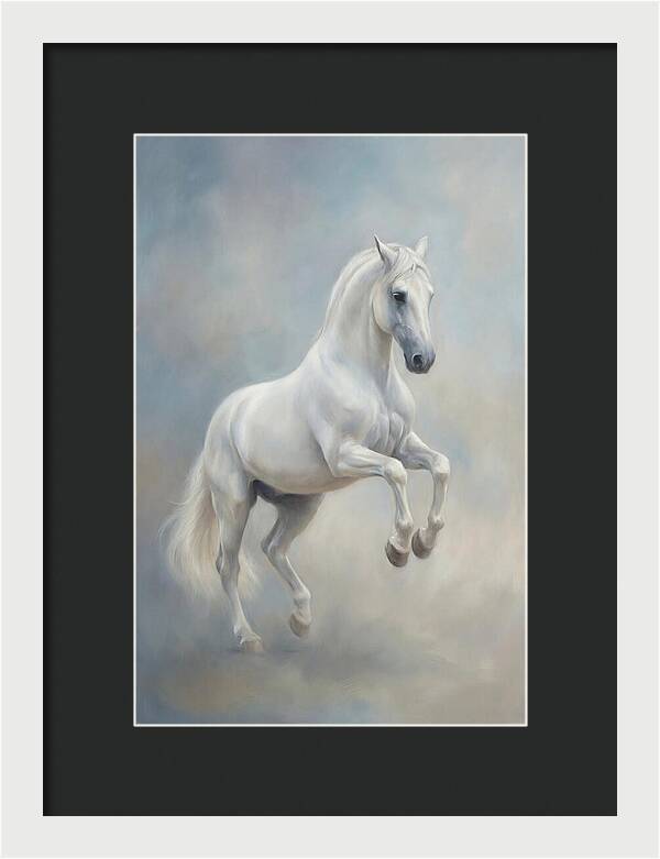 Lipizzaner Stallion In Motion