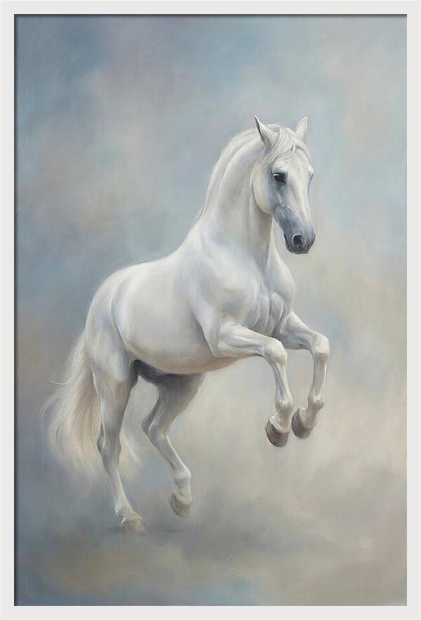 Lipizzaner Stallion In Motion