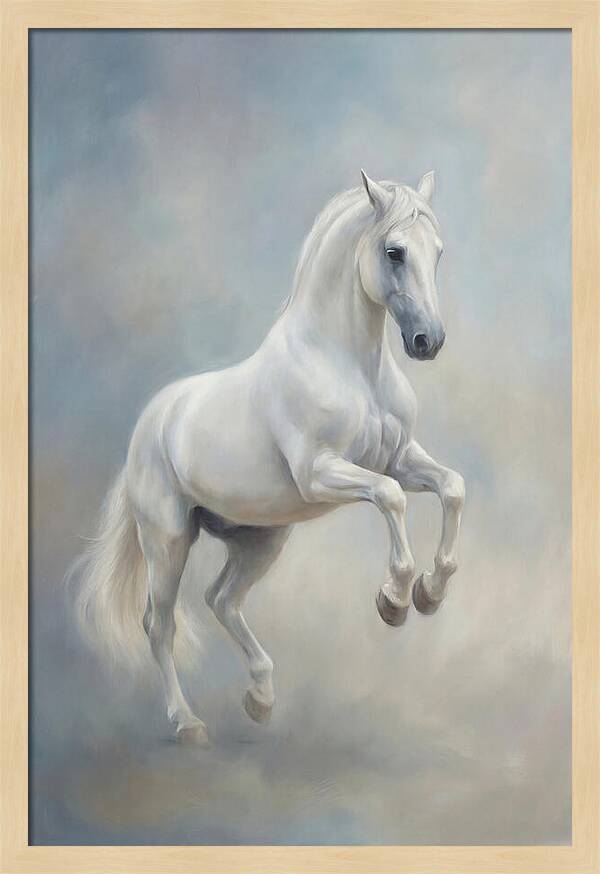Lipizzaner Stallion In Motion