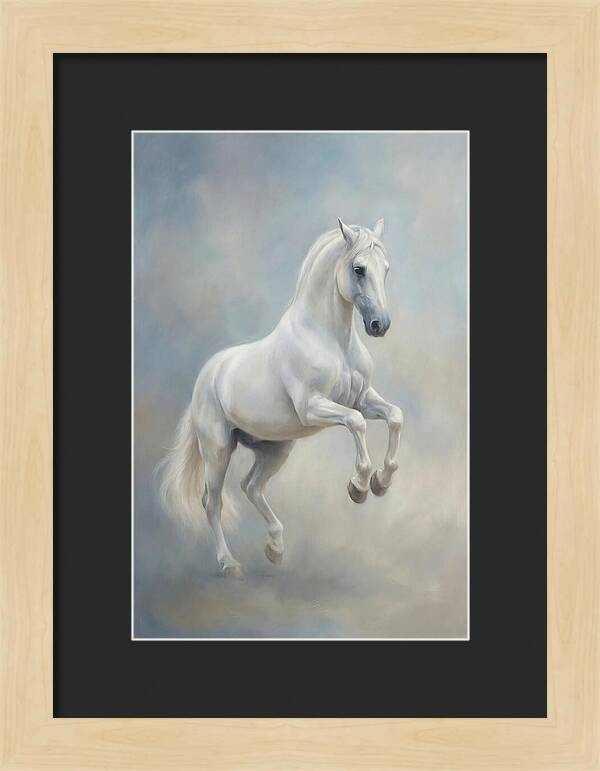 Lipizzaner Stallion In Motion