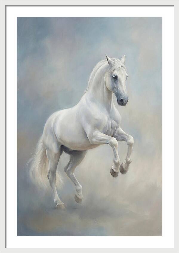 Lipizzaner Stallion In Motion