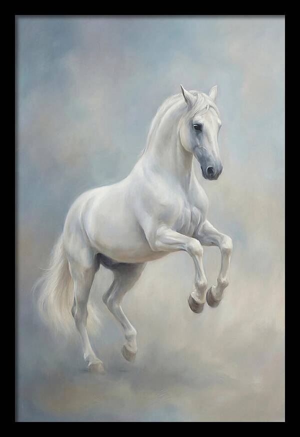 Lipizzaner Stallion In Motion