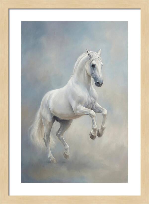 Lipizzaner Stallion In Motion