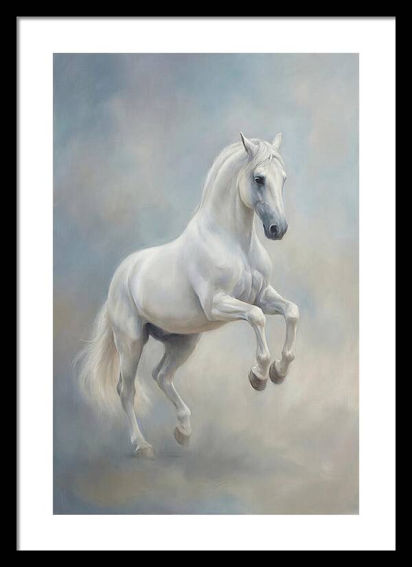 Lipizzaner Stallion In Motion