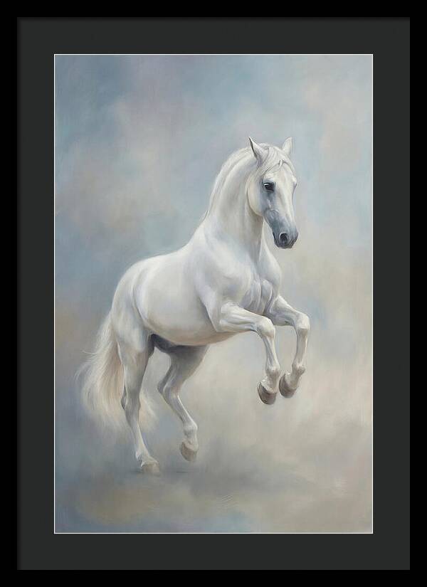 Lipizzaner Stallion In Motion