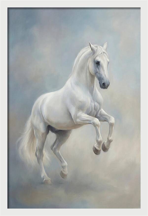 Lipizzaner Stallion In Motion