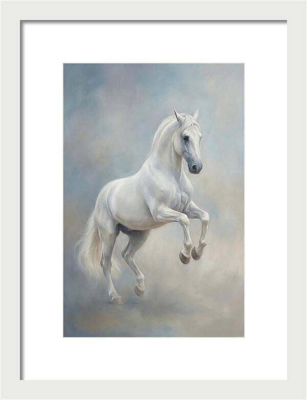 Lipizzaner Stallion In Motion