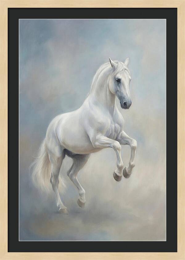 Lipizzaner Stallion In Motion