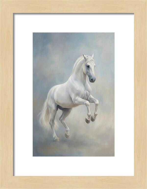 Lipizzaner Stallion In Motion